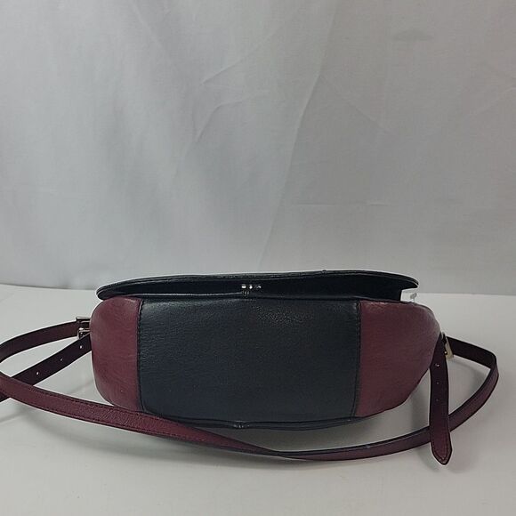 Halogen Leather Saddlebag Women's Handbag - Picture 6 of 16